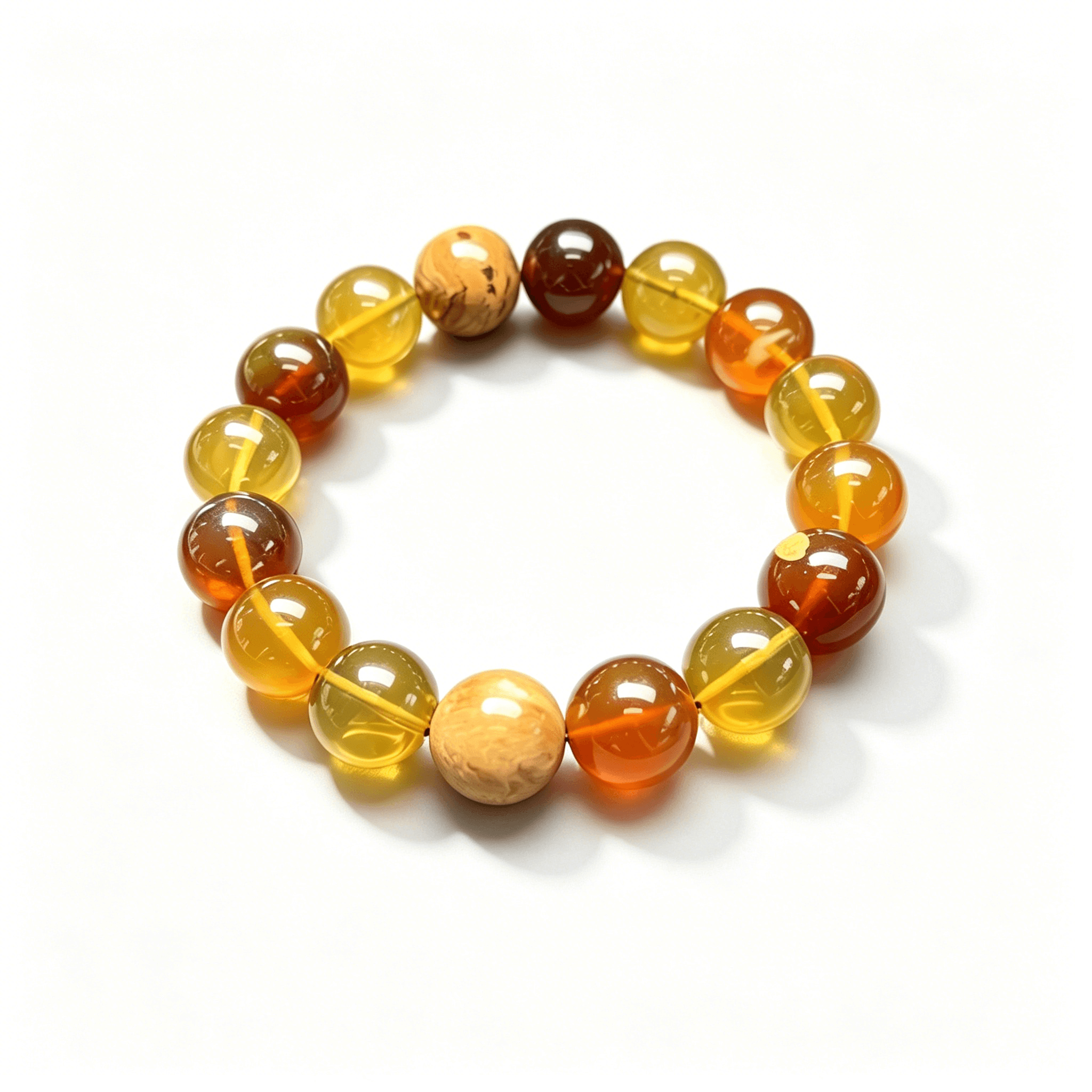 Variegate Amber Bracelets
