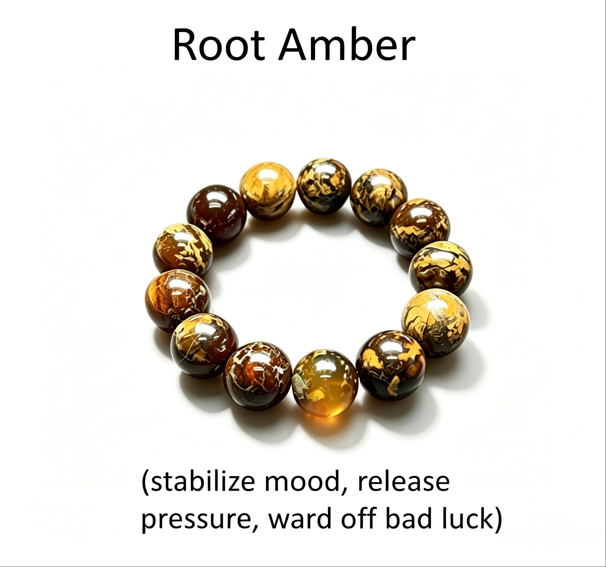 Thorn Root Amber Bracelets