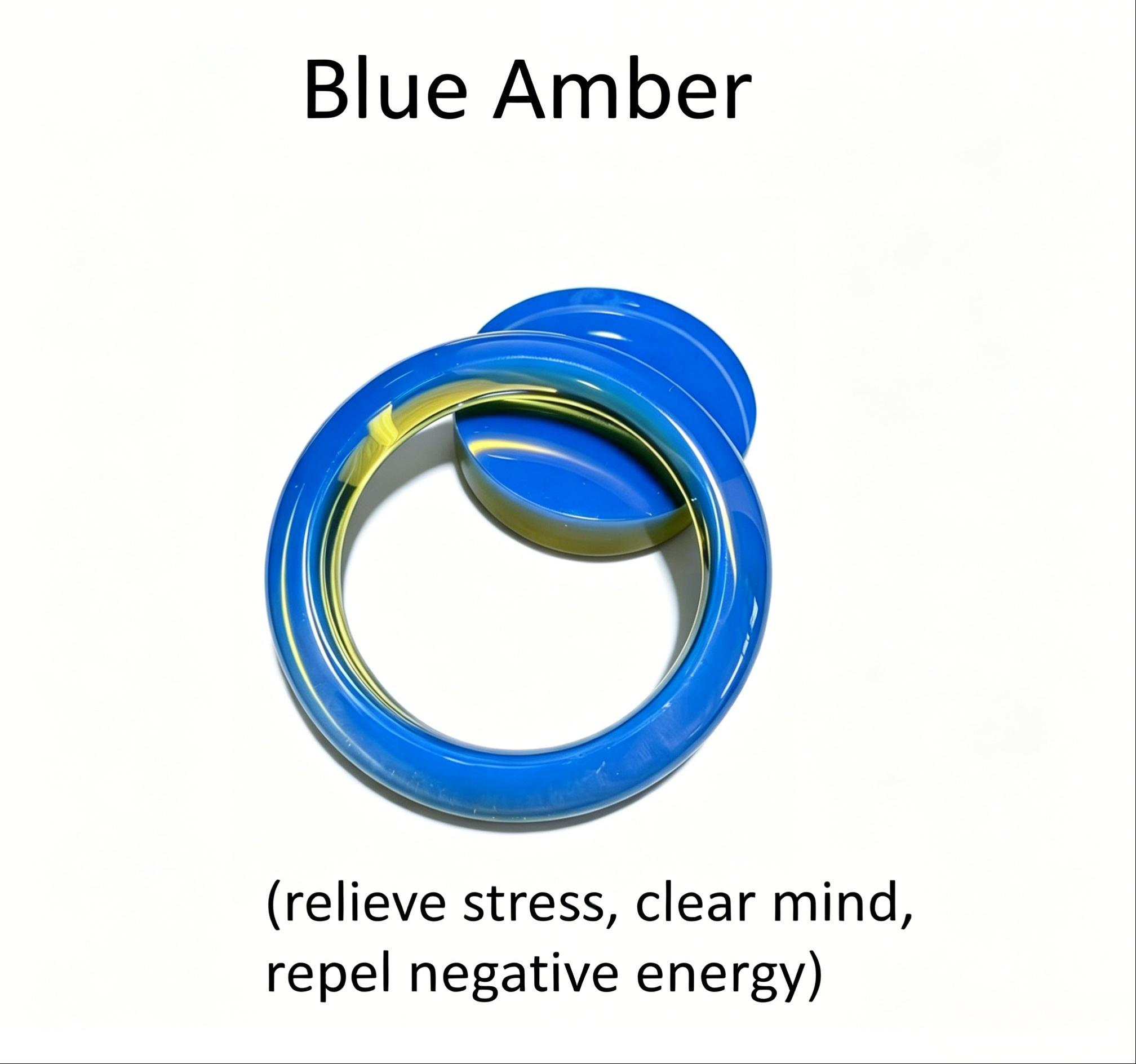 Lira Blue Amber Bracelets