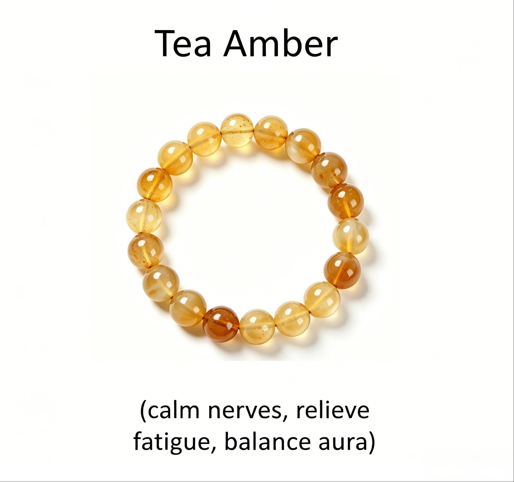 Aureole Tea Amber Bracelets